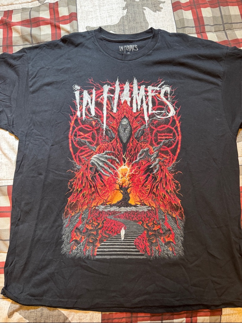 In Flames Black Band Tee